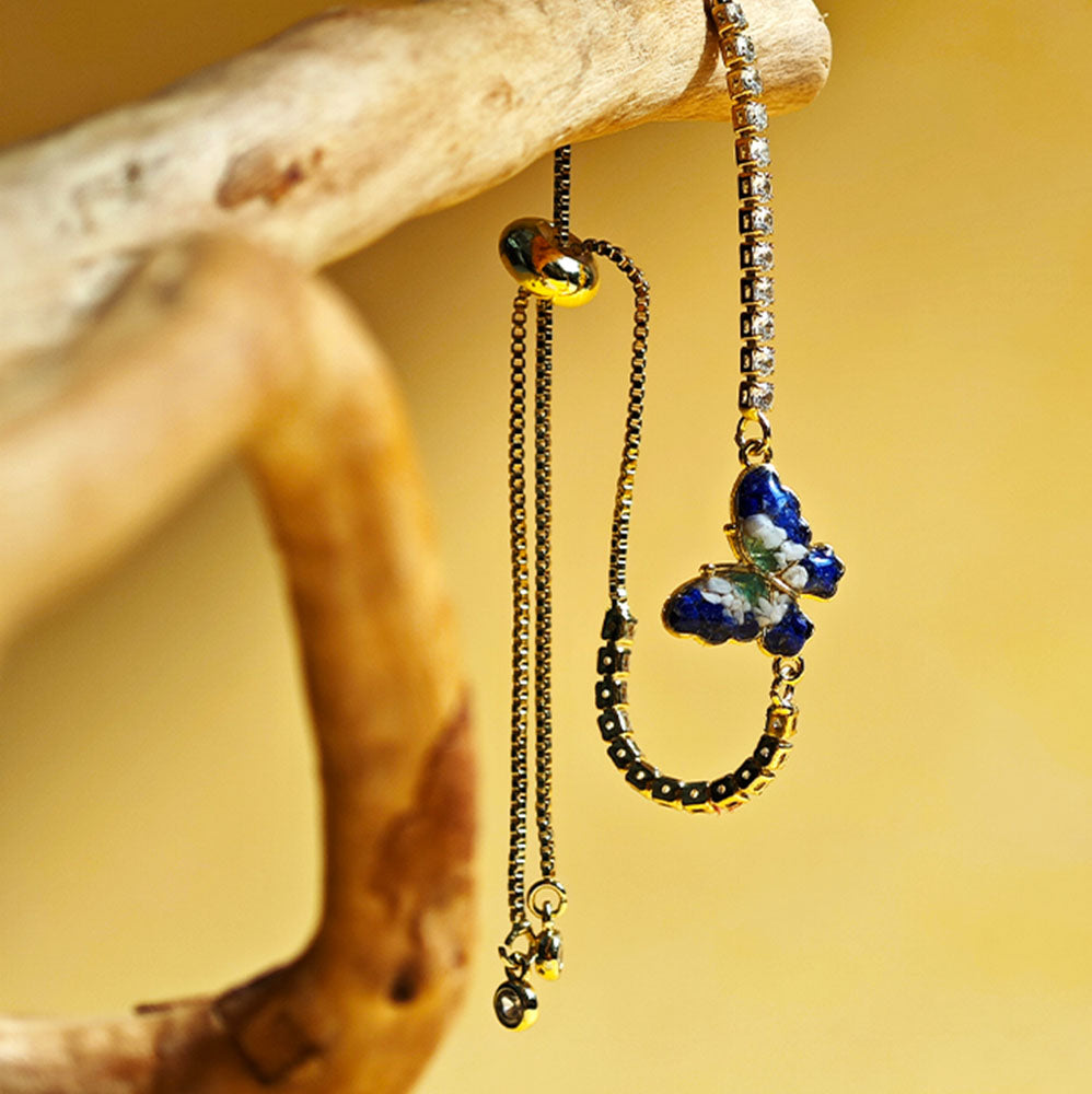 Butterfly Bracelet – B Variant, Blue & White Series