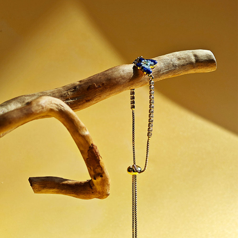 Butterfly Bracelet – B Variant, Blue & White Series