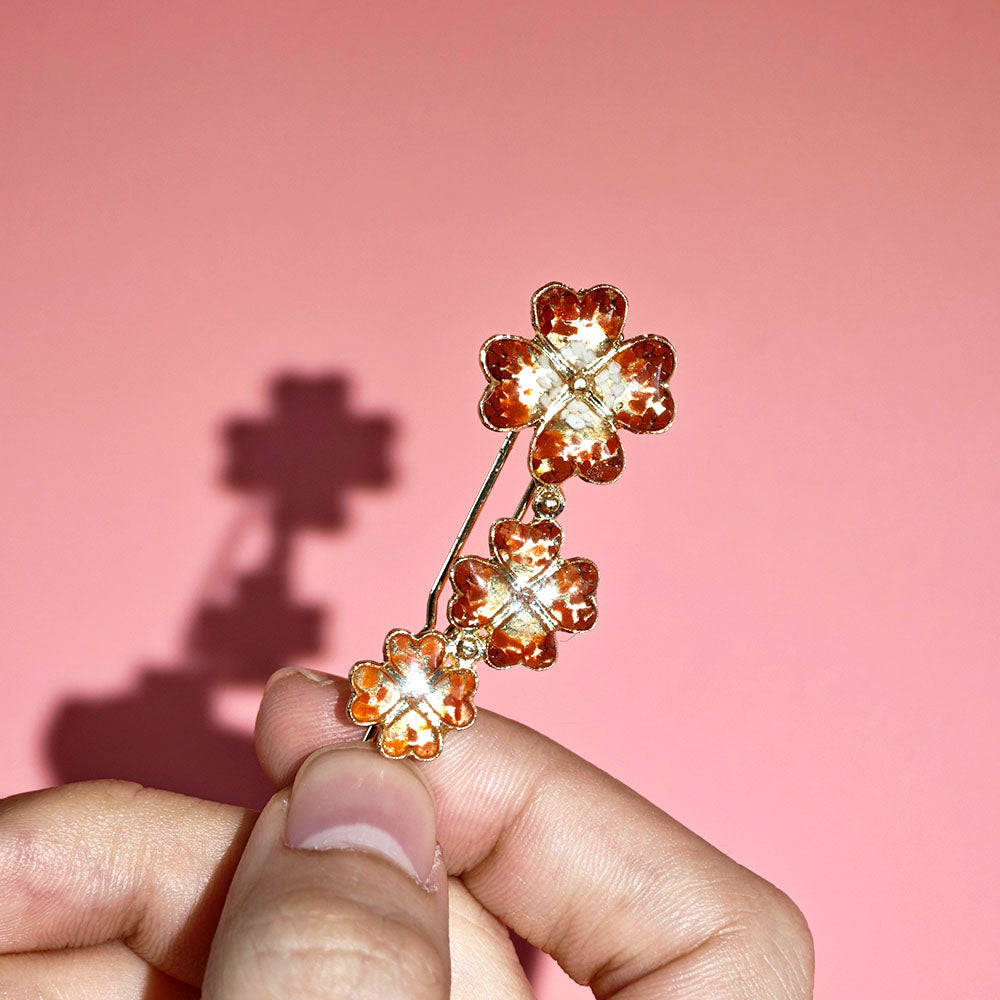 Four-Leaf Clover Hair Clip