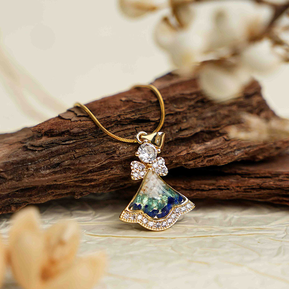 Bell Necklace – Blue & White Series