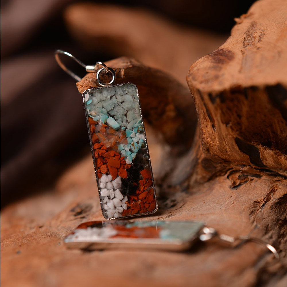 Earrings – Deer King, Dunhuang Series