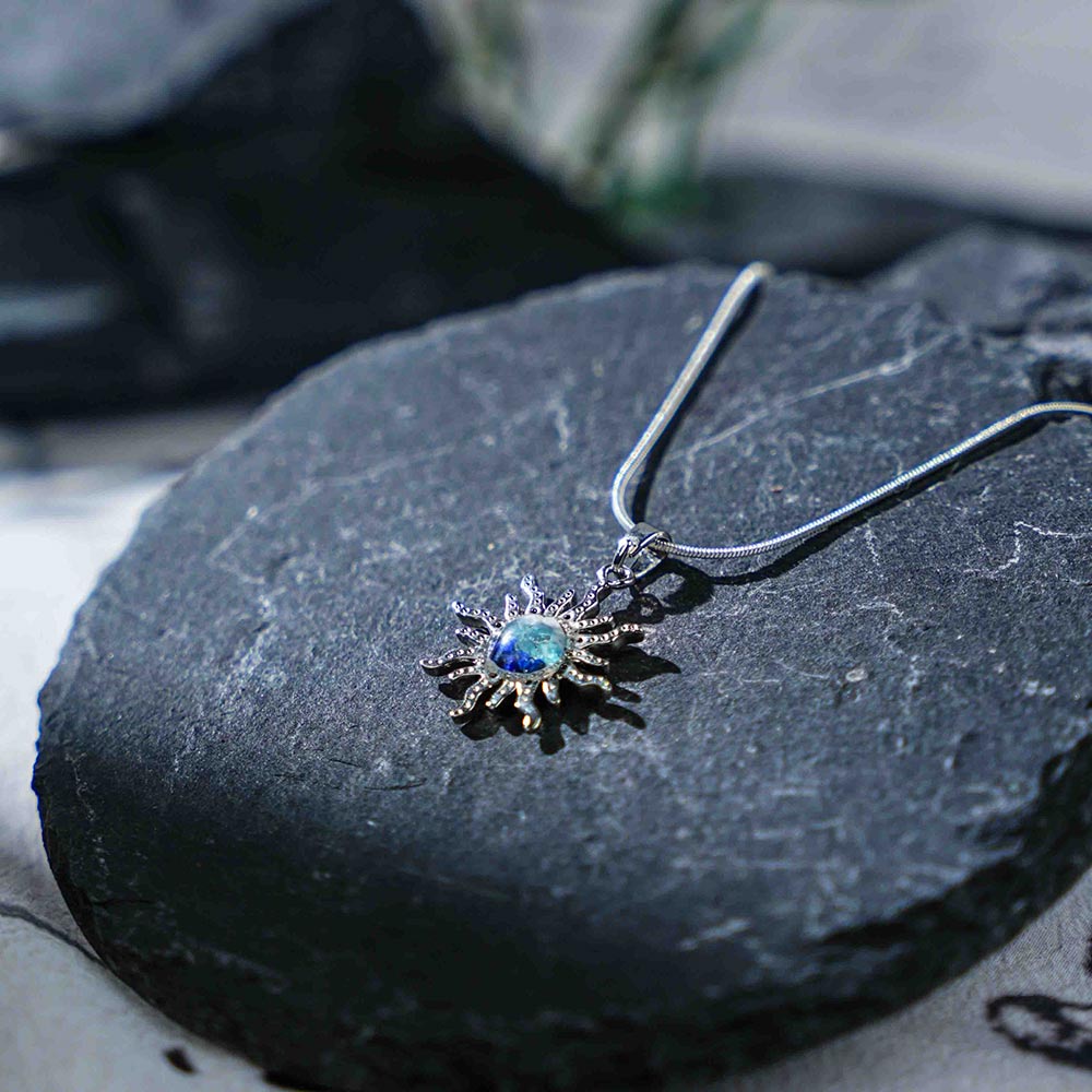 Handmade Sun Pendant Necklace