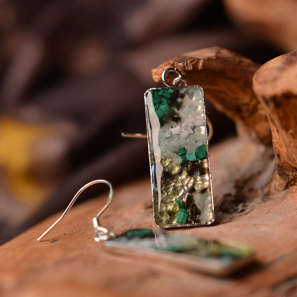 Drop Earrings – Huacheng Yupan Series, Dunhuang Edition