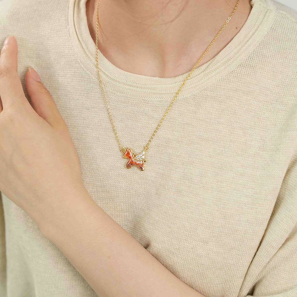 Unicorn Necklace – Red & Prosperous Series