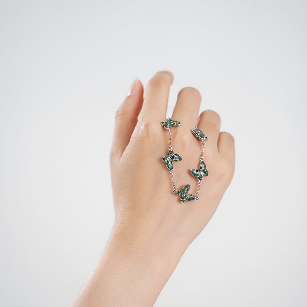 Butterfly Bracelet – Jade Green Series