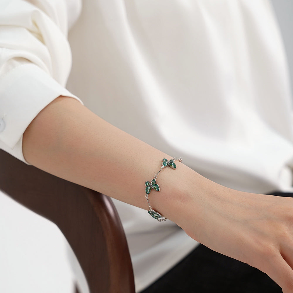 Butterfly Bracelet – Jade Green Series