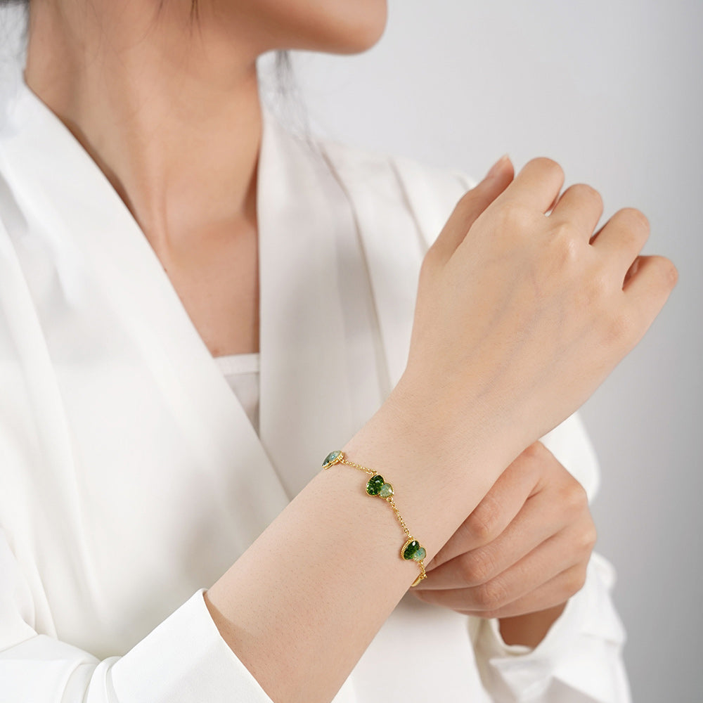 Gourd Bracelet – Jade Green Series