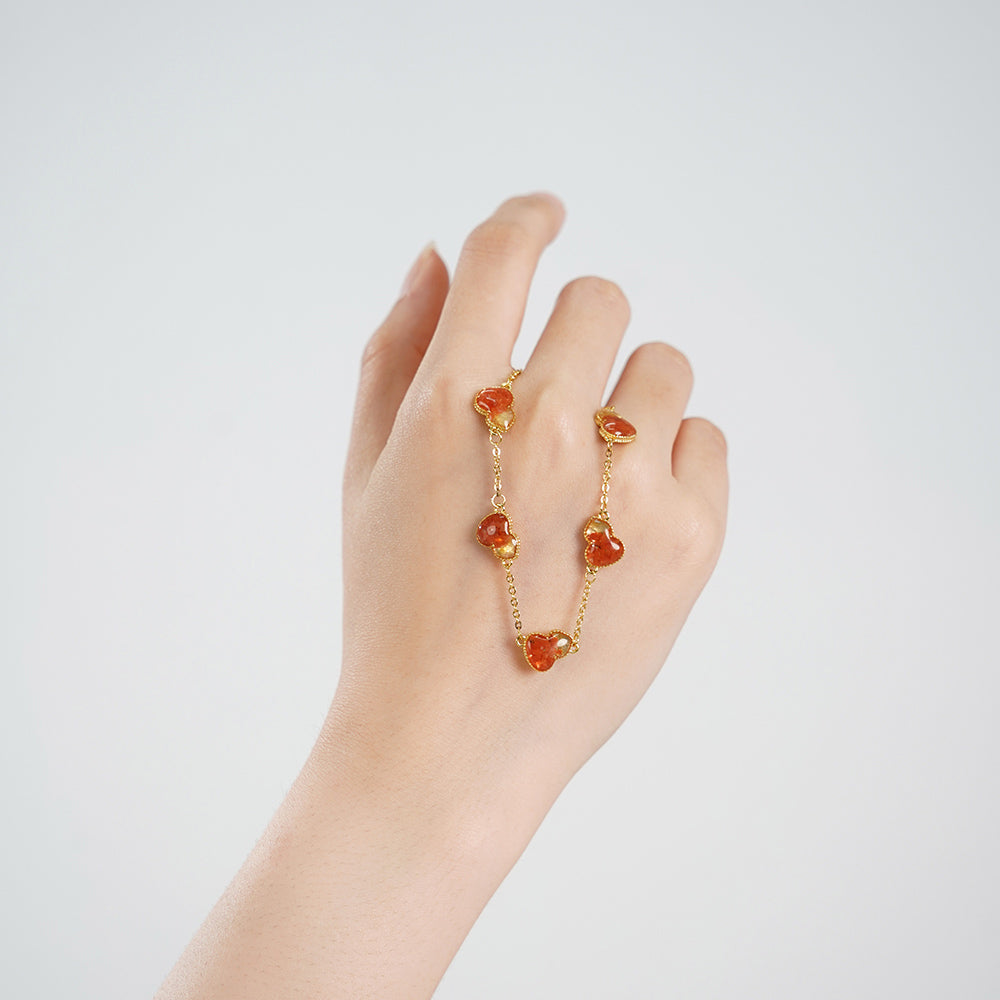 Gourd Bracelet – Prosperous Red Series