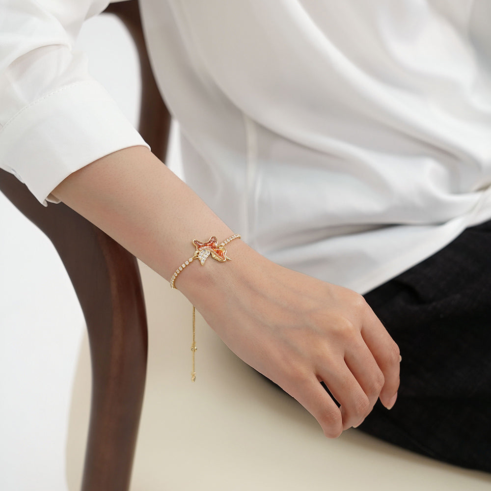 Bracelet – Unicorn Pony, Prosperous Red Series