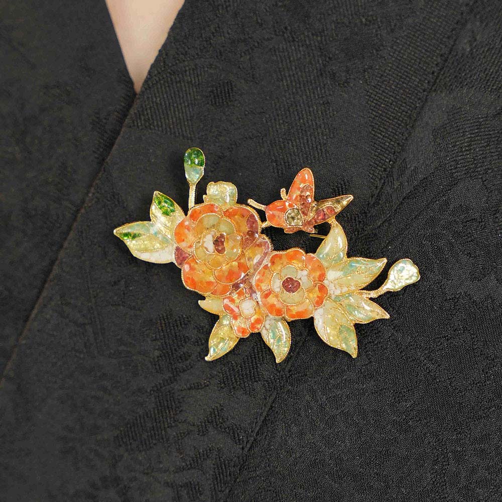 Peony Brooch – Prosperity Bloom