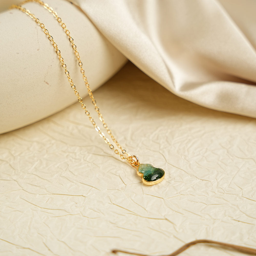 Necklace – Gourd, Emerald Green