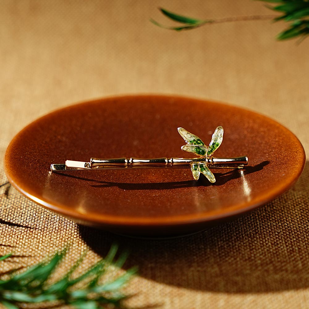 Jadeite Bamboo Hairclip