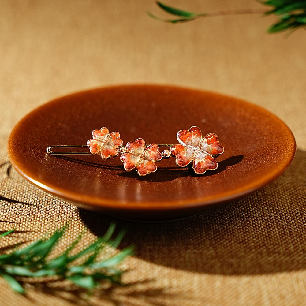 Four-Leaf Clover Hair Clip