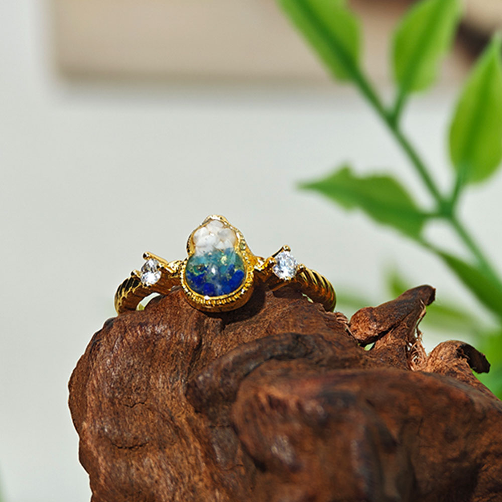 Ring – Gourd, Blue-and-White