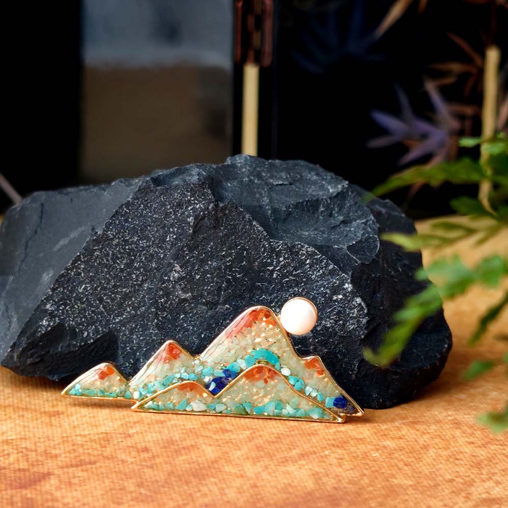 Dunhuang Landscape Brooch