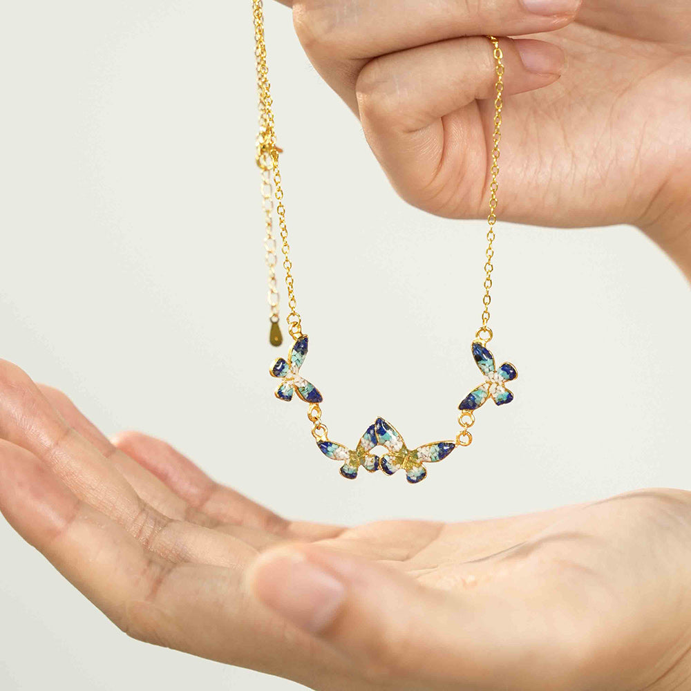 Rectangular Pendant – Blue & White Style