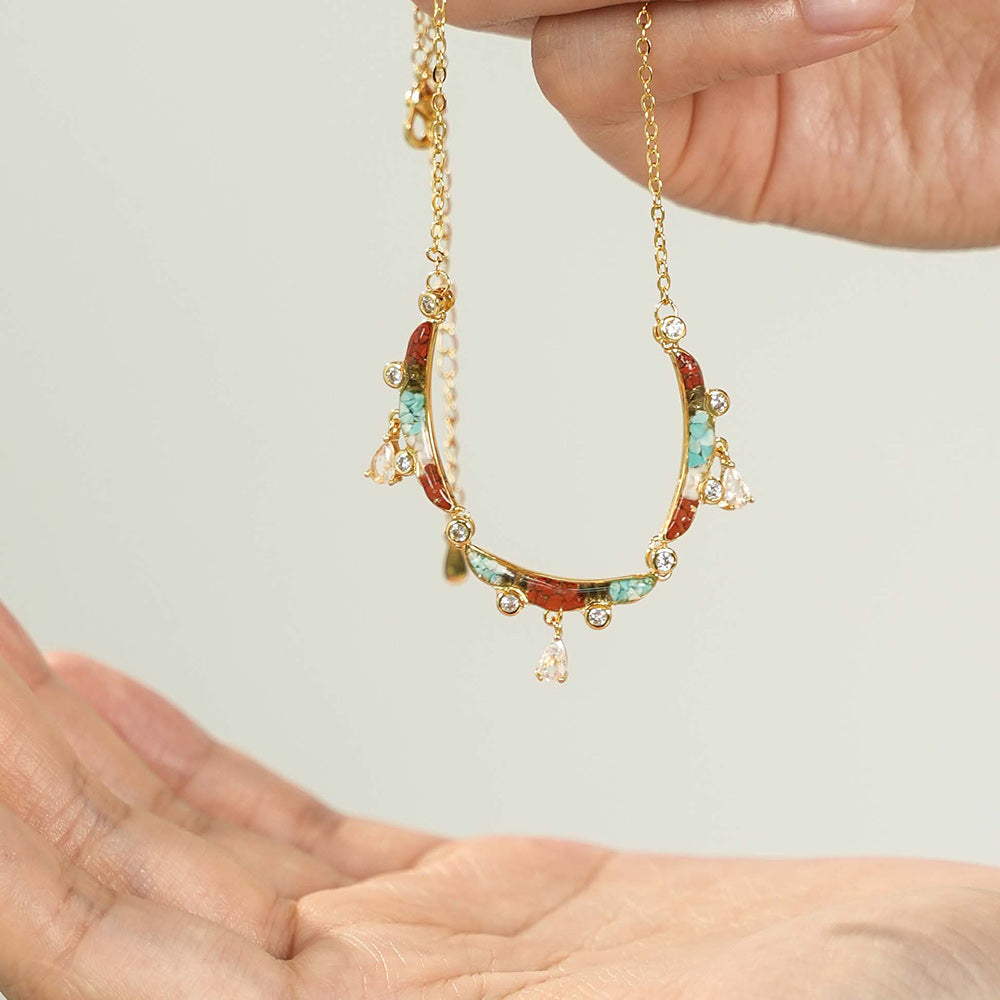 Ying Luo Necklace – The King of Deer, Dunhuang Series