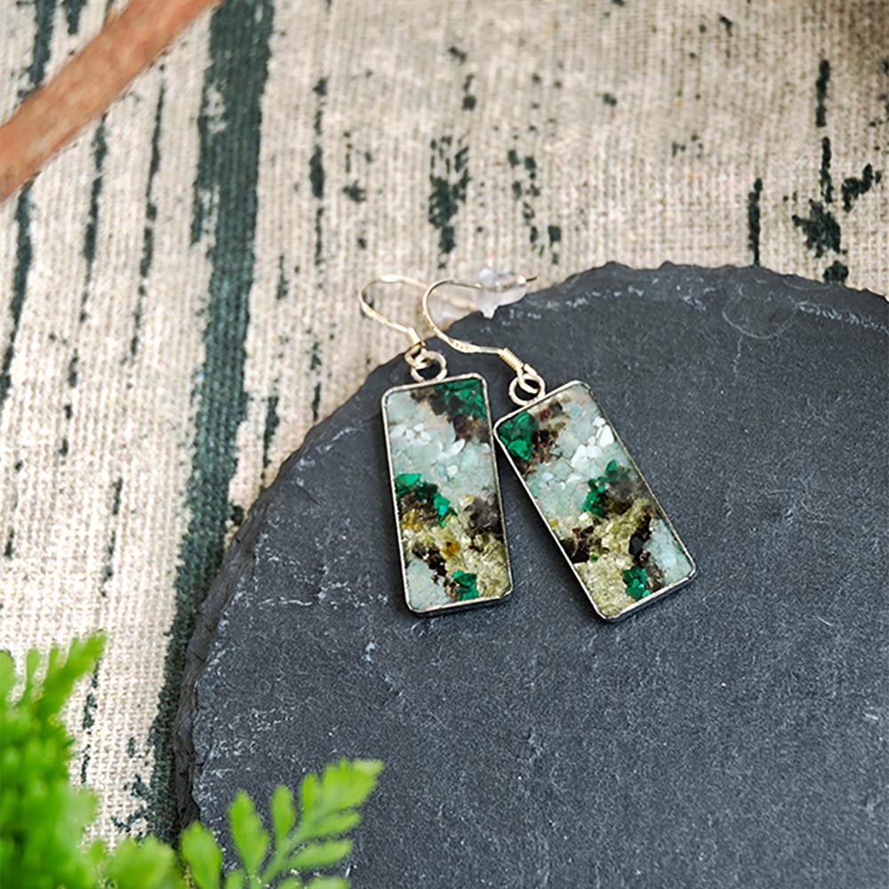 Drop Earrings – Huacheng Yupan Series, Dunhuang Edition