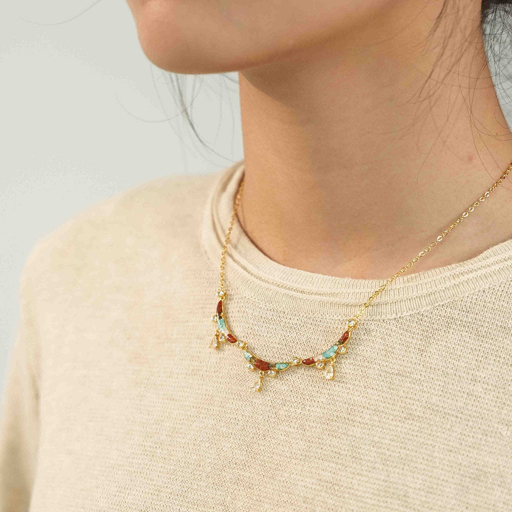 Ying Luo Necklace – The King of Deer, Dunhuang Series