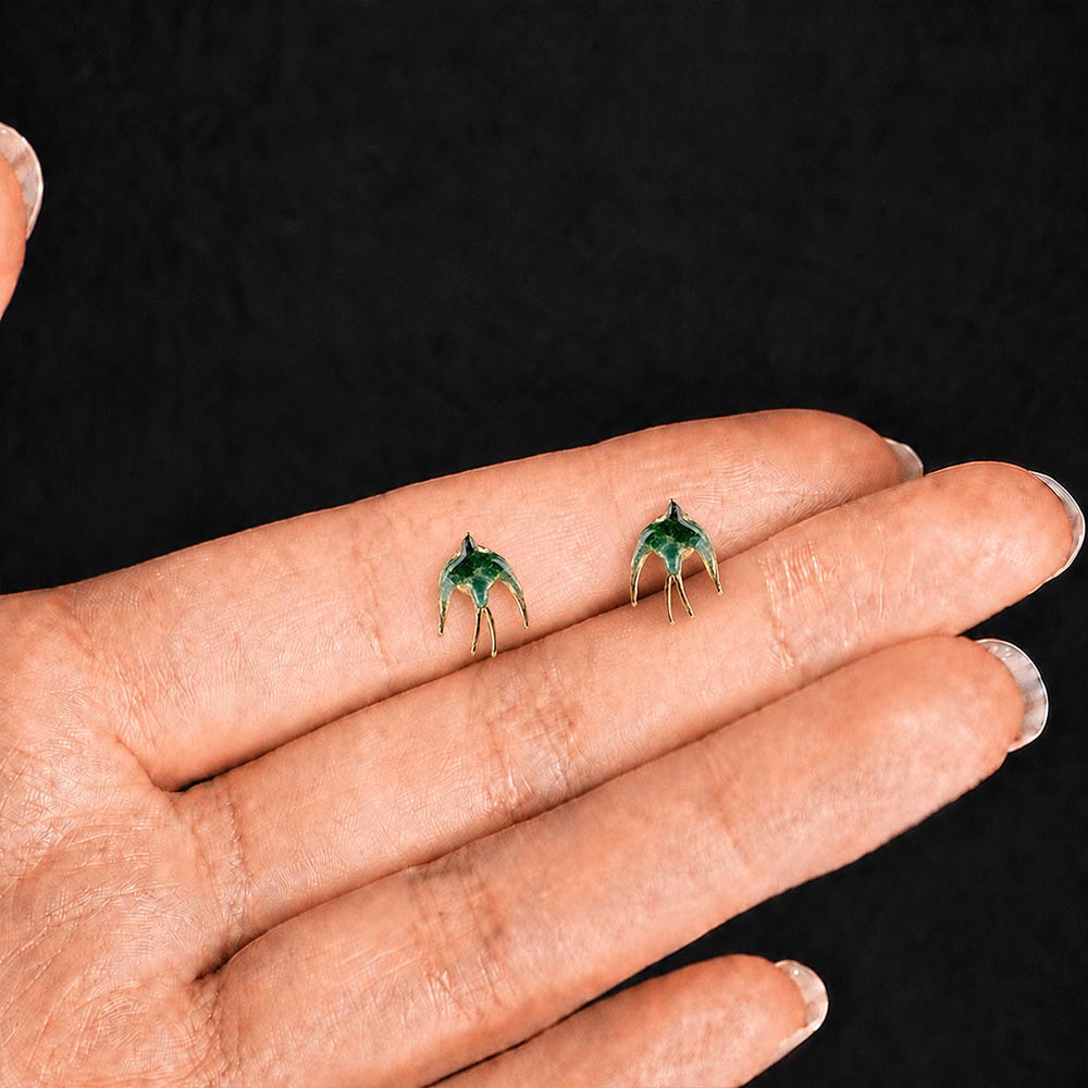 Earrings – Swallow Design