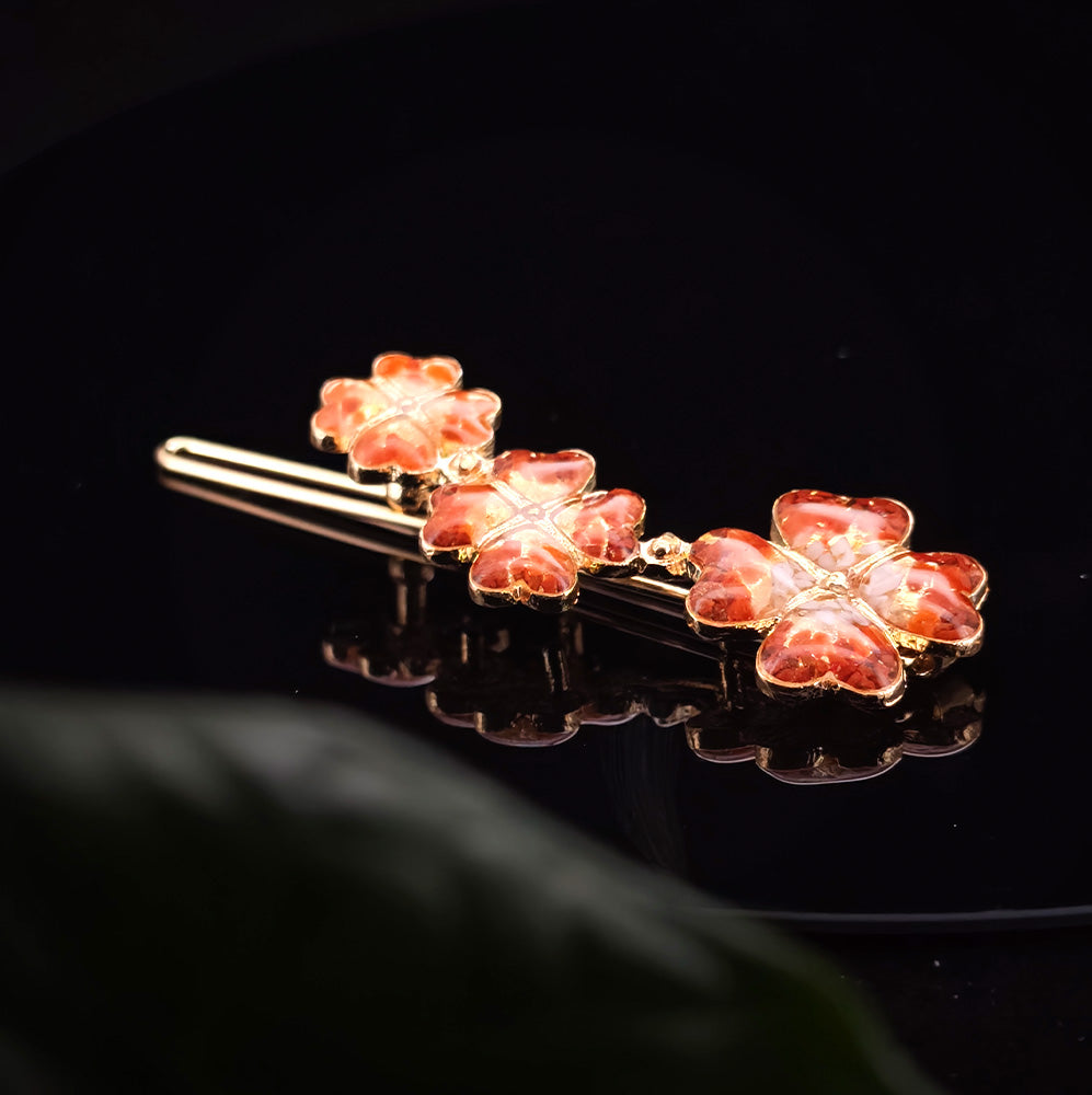 Four-Leaf Clover Hair Clip