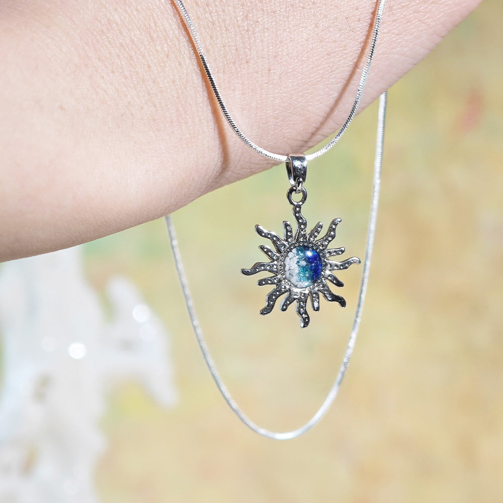 Handmade Sun Pendant Necklace