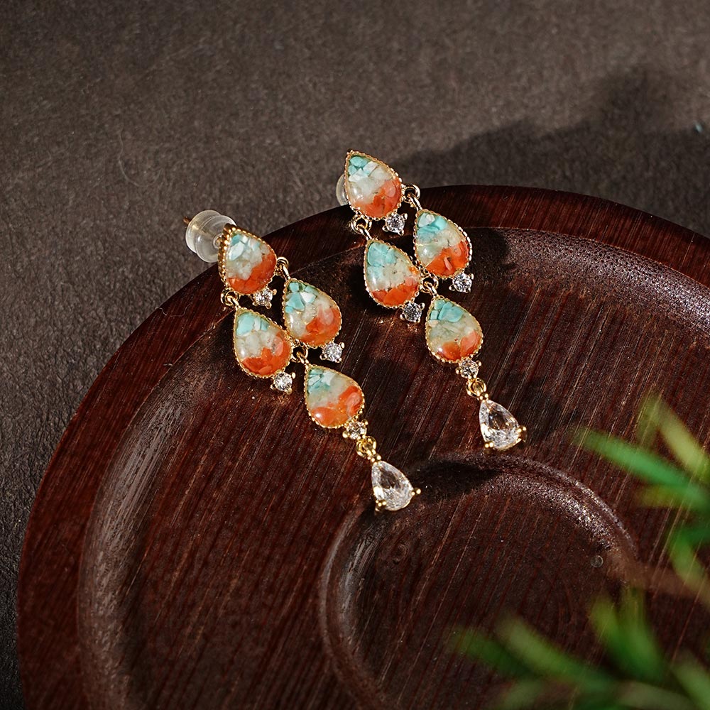 Butterfly Whispers Butterfly Necklace + Teardrop Stud Earrings Set