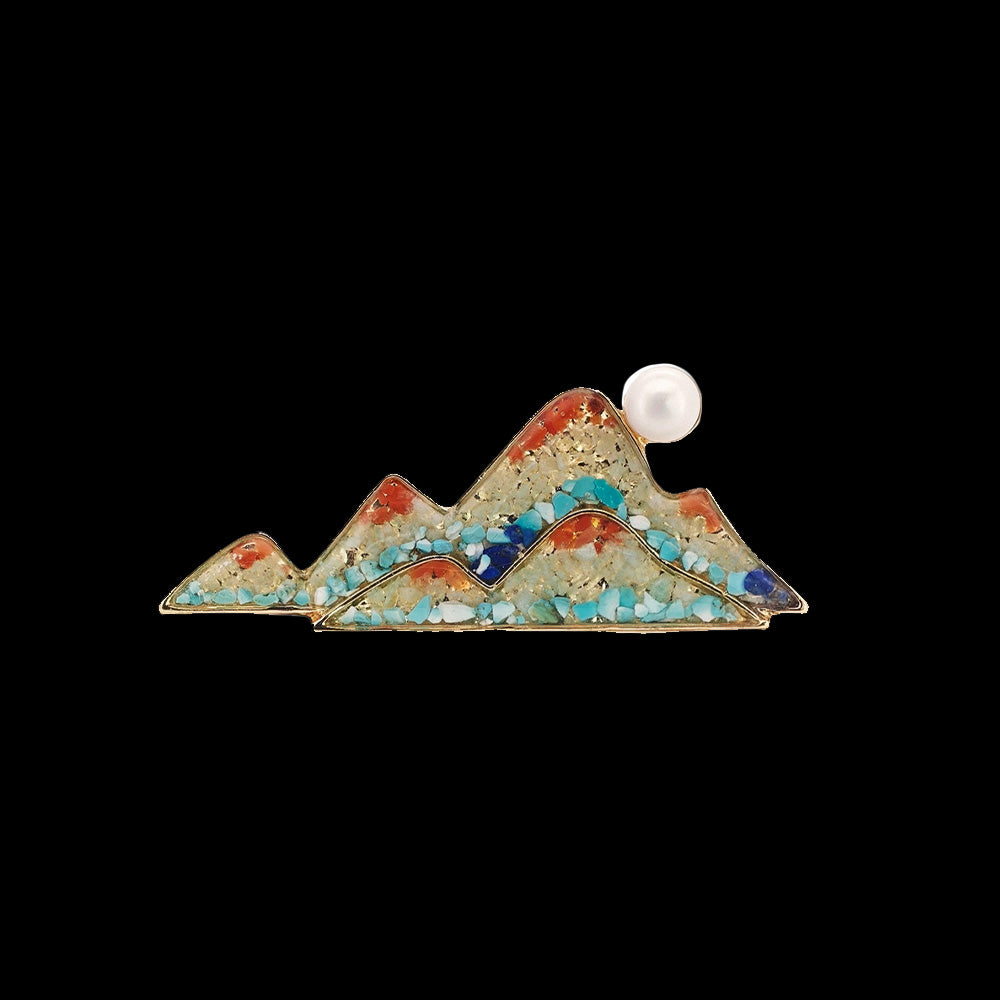 Dunhuang Landscape Brooch