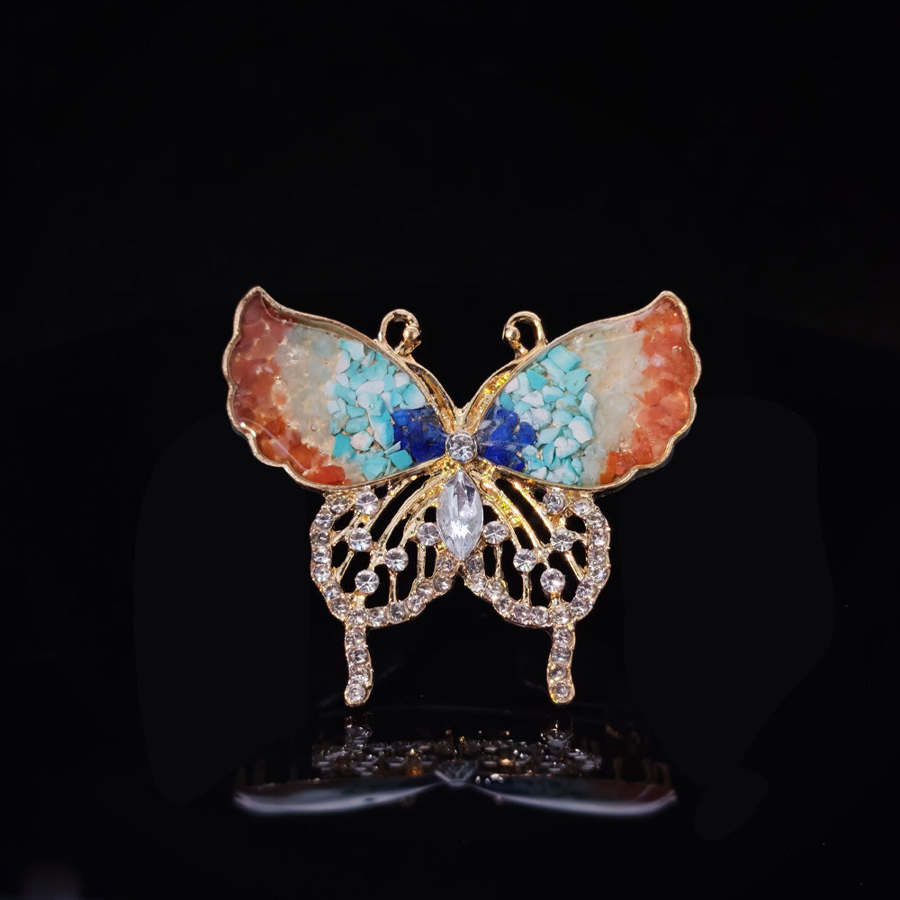 Dunhuang Style Butterfly Brooch