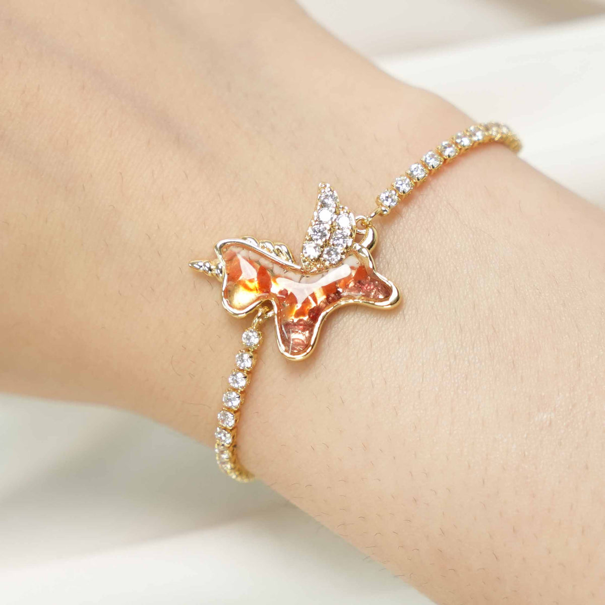 Bracelet – Unicorn Pony, Prosperous Red Series