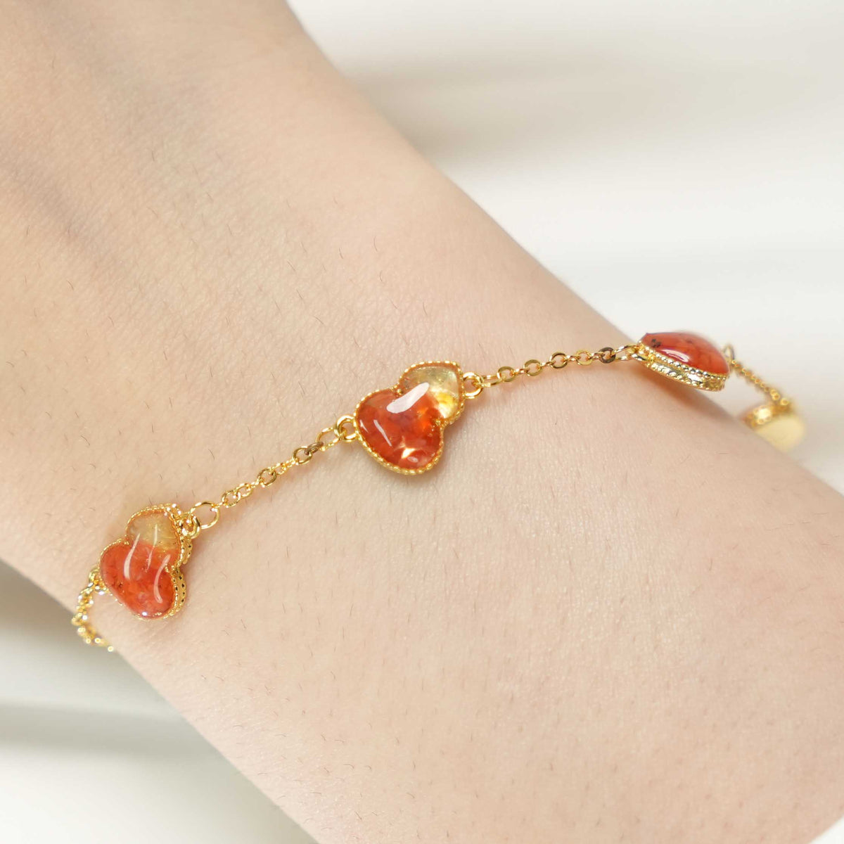 Gourd Bracelet – Prosperous Red Series