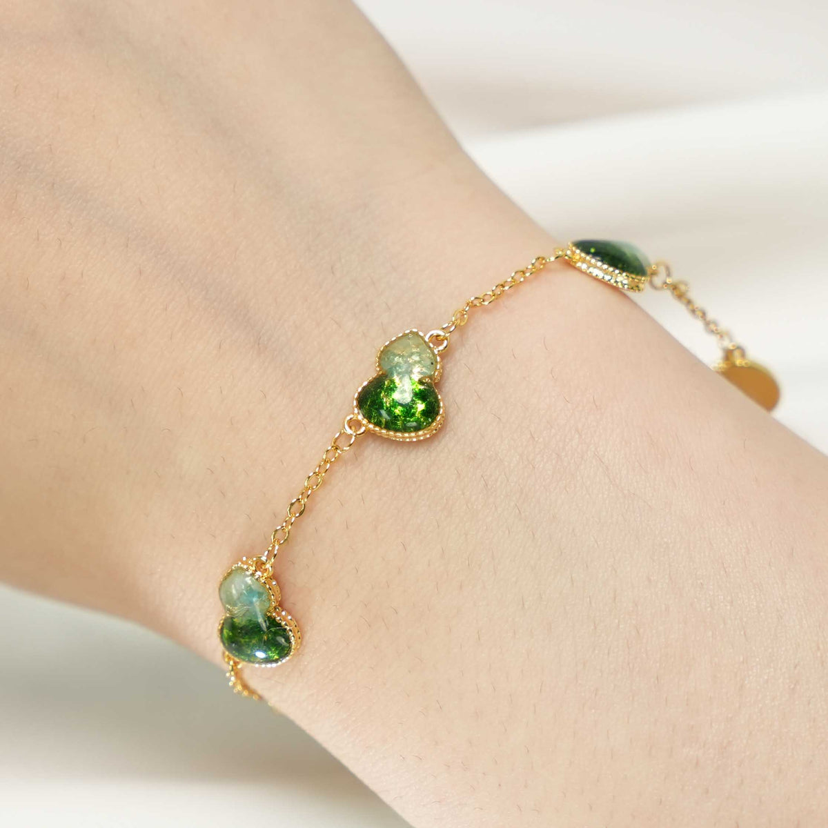 Gourd Bracelet – Jade Green Series