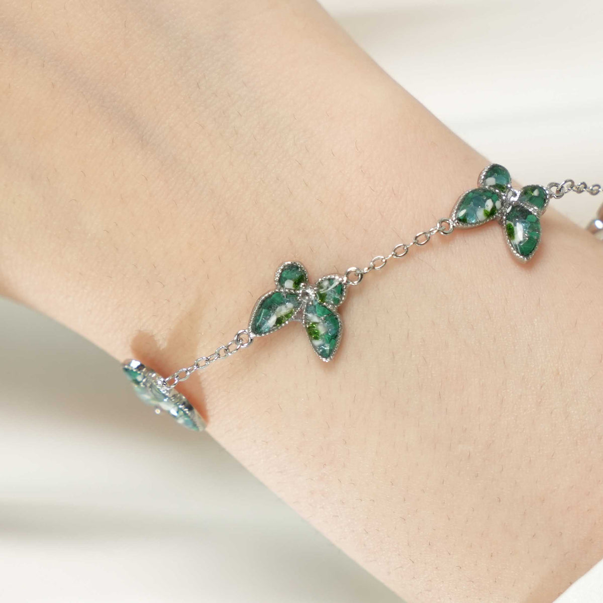 Butterfly Bracelet – Jade Green Series