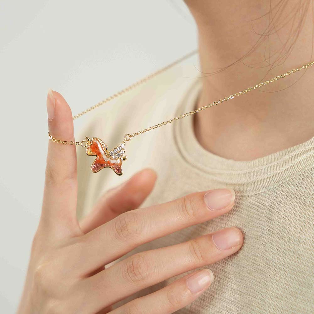 Unicorn Necklace – Red & Prosperous Series