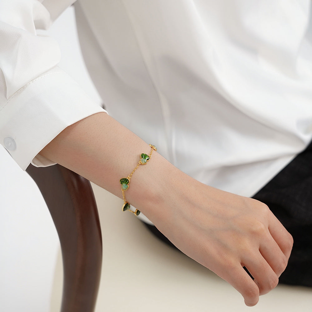 Gourd Bracelet – Jade Green Series