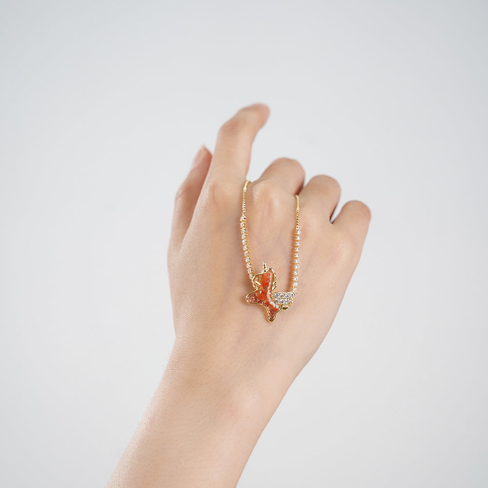 Bracelet – Unicorn Pony, Prosperous Red Series