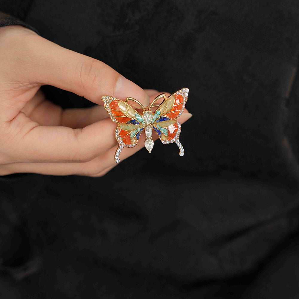 Dunhuang Style Butterfly Brooch