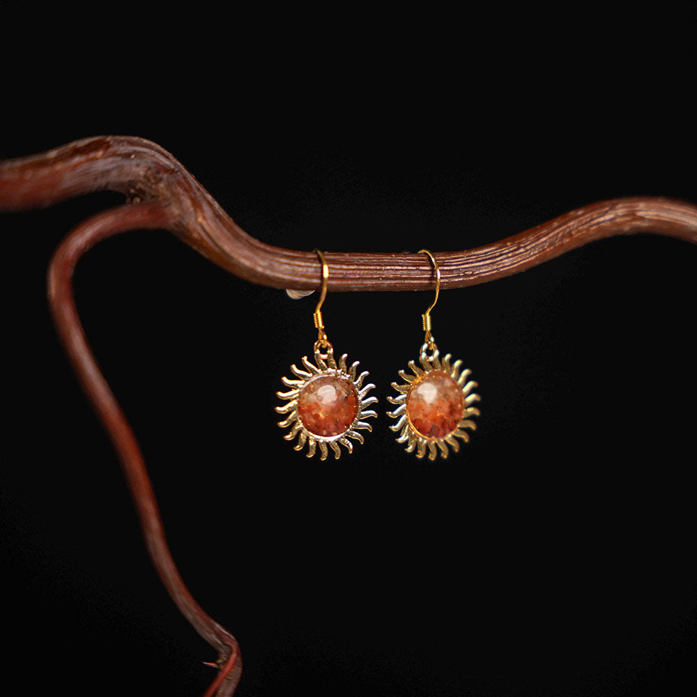 Sun Drop Earrings – Prosperous Red Series