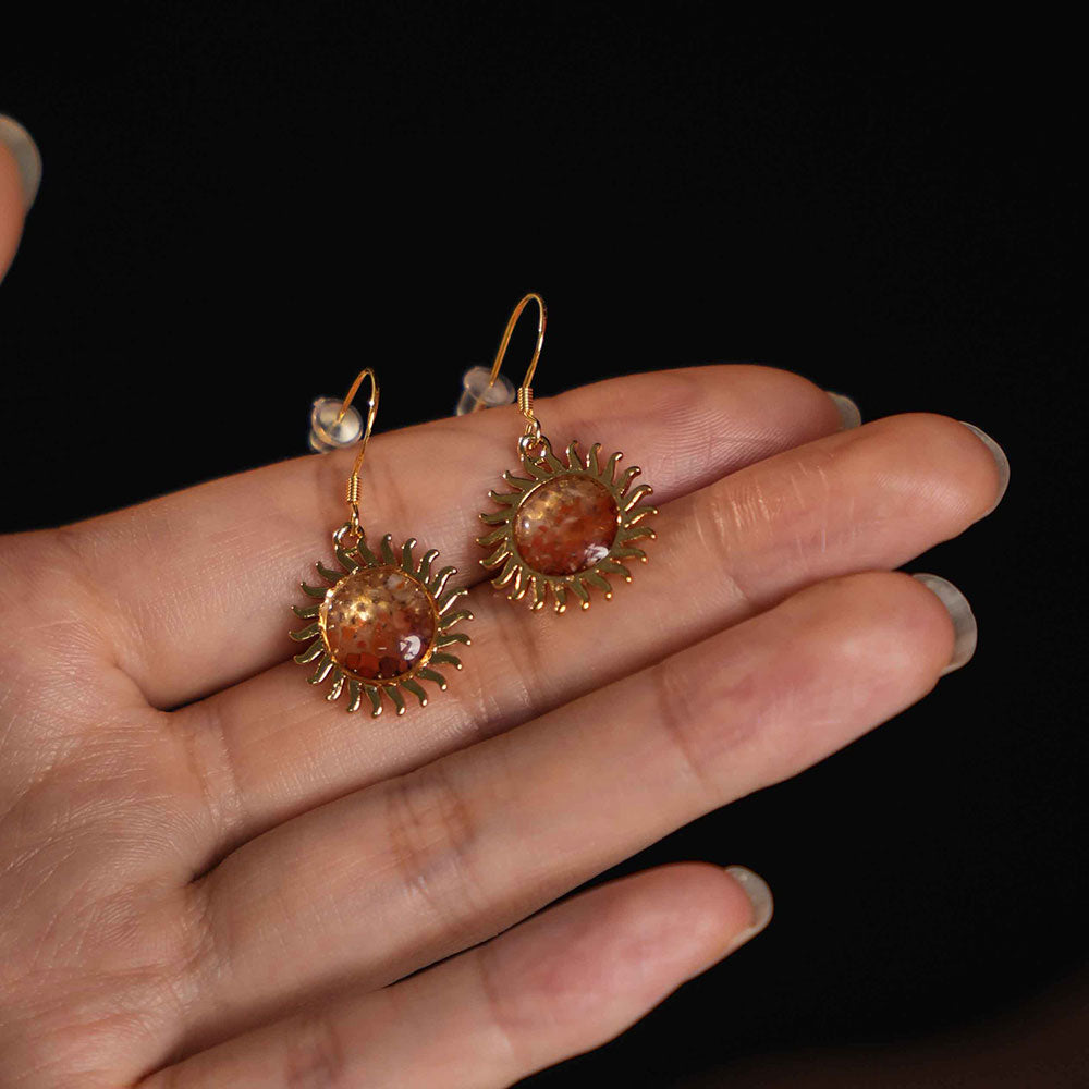 Sun Drop Earrings – Prosperous Red Series