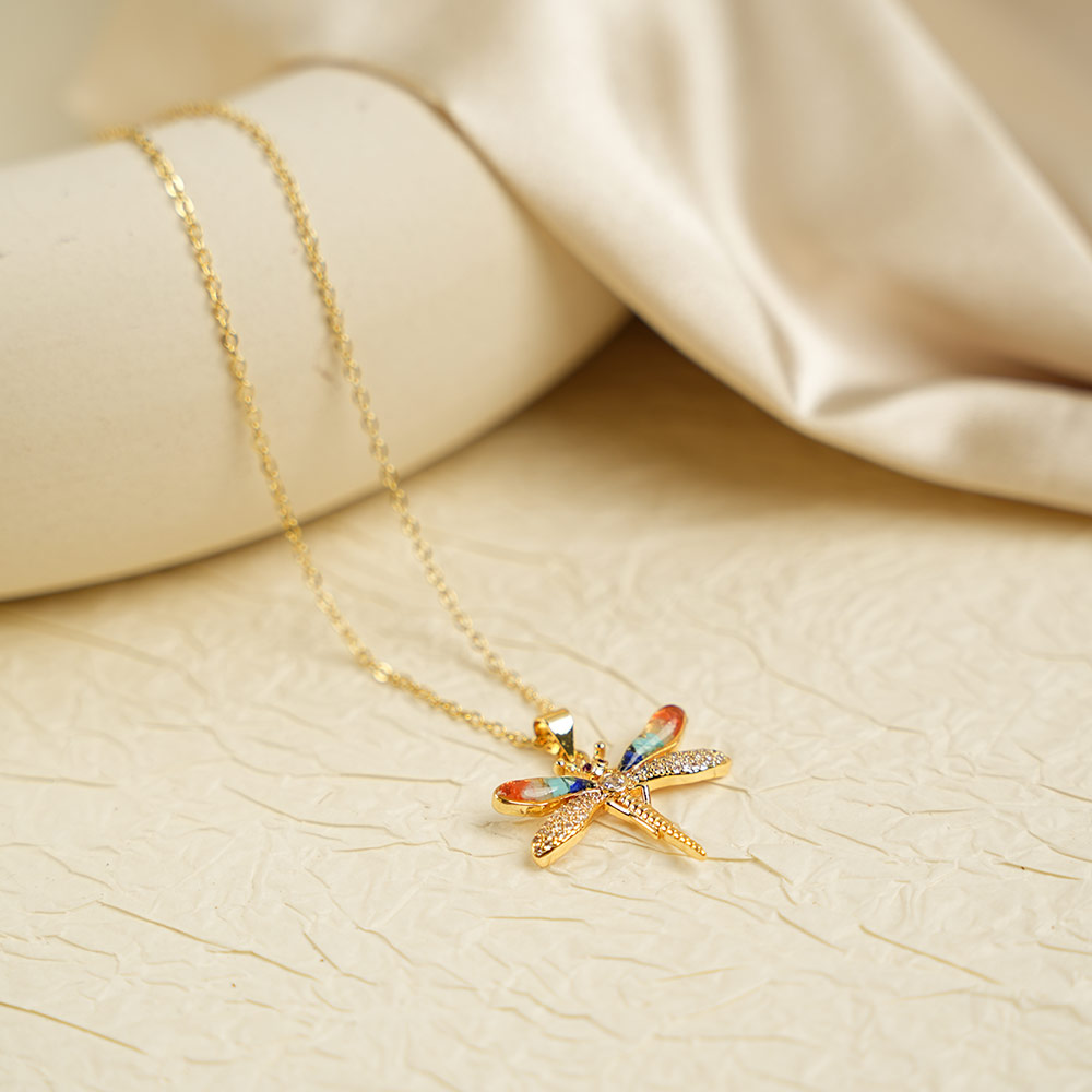 Dragonfly Necklace – Dunhuang color series
