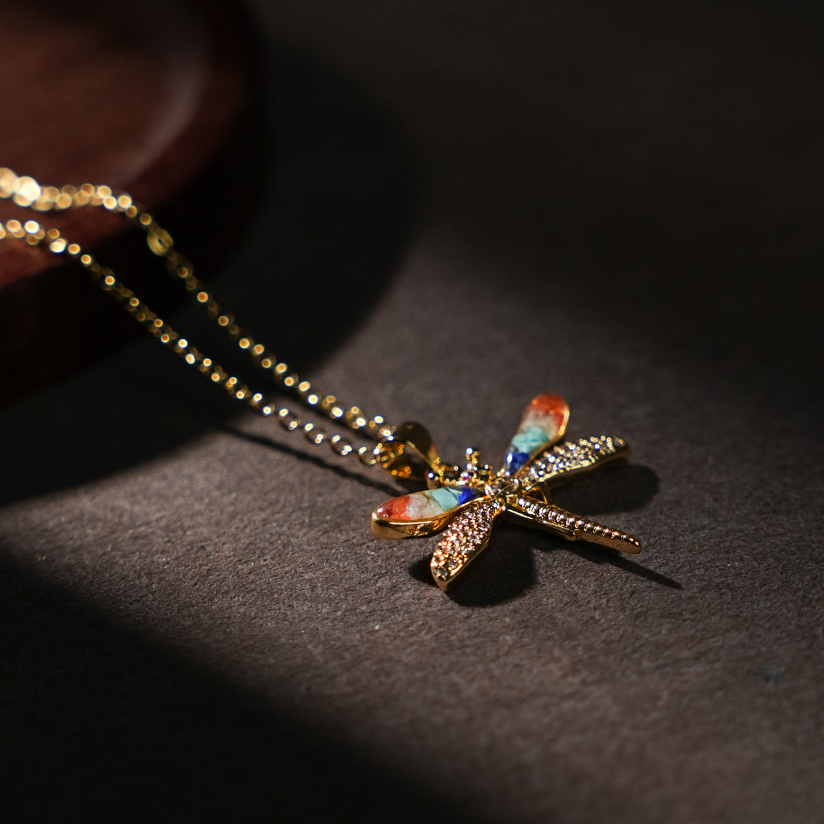 Dragonfly Necklace – Dunhuang color series